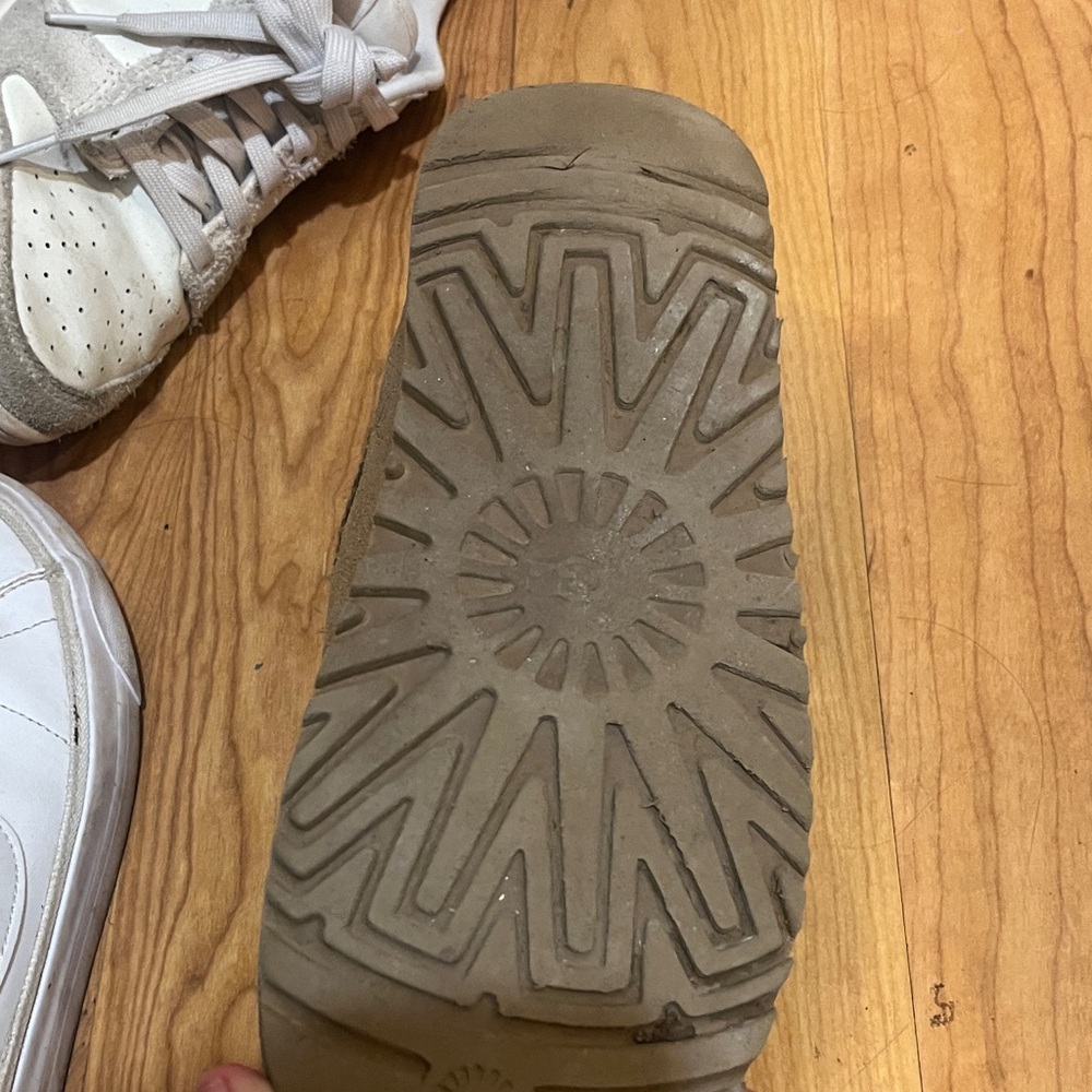 UGG Tan Suede Slip-On Shoes - Picture 3 of 5